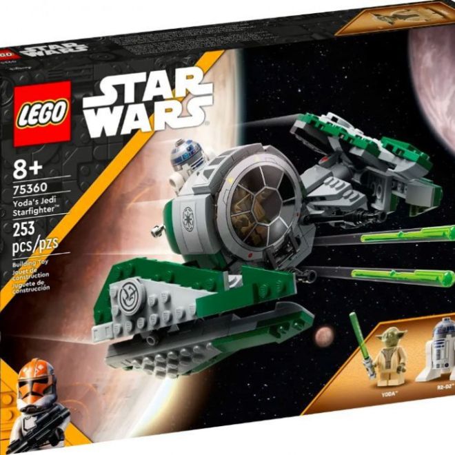 Star Wars cihličky 75360 Jedi Starfighter Yoda