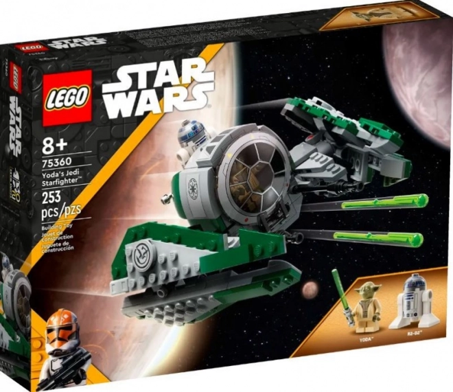 Star Wars cihličky 75360 Jedi Starfighter Yoda