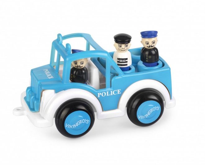 Policejní vozidlo Jeep s Jumbo figurkami Viking Toys