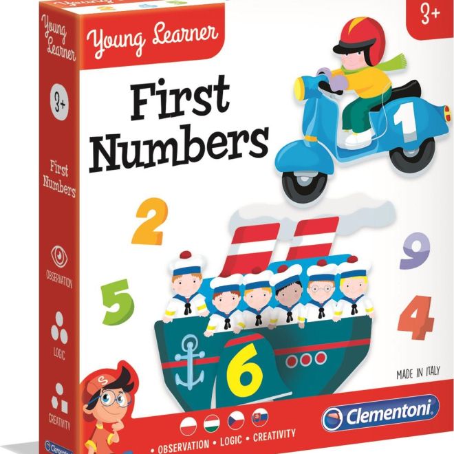 CLEMENTONI Young Learner: První čísla 9x2 dílky