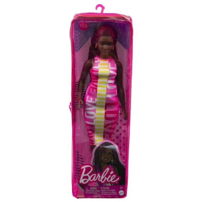 Panenka Barbie Fashionistas - Šaty Love