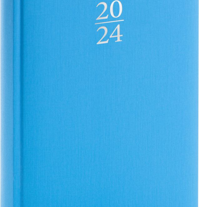 Denní diář Capys 2024, modrý, 15 × 21 cm