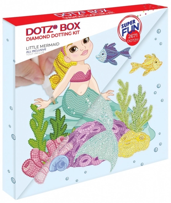 Sada Diamond Dotz Malá mořská víla