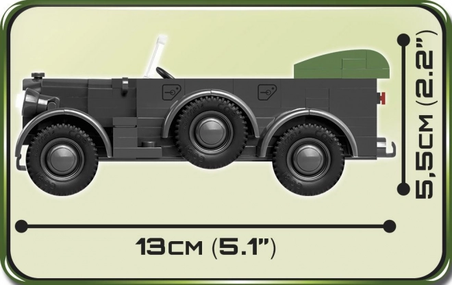 COBI 2405 II WW 1937 Horch 901 Kfz. 15, 1:35, 185 k, 1 f