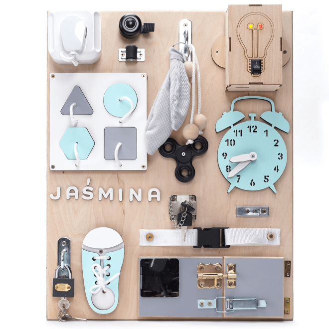 Dřevěná senzorická deska - Jaśmina