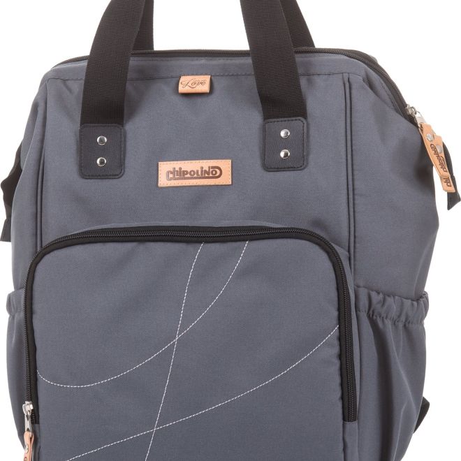 CHIPOLINO Přebalovací taška/batoh – Graphite