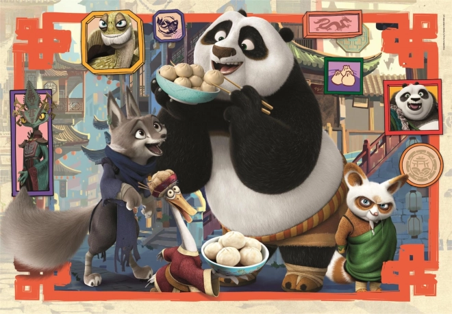 CLEMENTONI Puzzle Kung Fu Panda MAXI 24 dílků