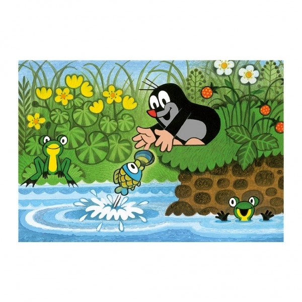Puzzle 2v1 Krteček a perla - 2 x 48 dílků