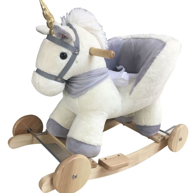 Houpačka Unicorn se sedadlem a koly