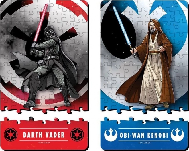 RIDLEY'S GAMES Puzzle Duel Star Wars: Darth Vader vs Obi-Wan Kenobi 2x70 dílků