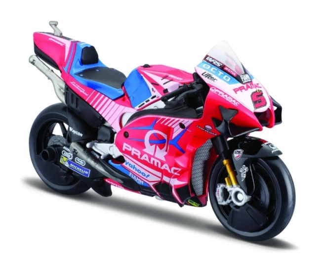 Kovový model motocyklu Ducati Pramac racing 2021 1/18