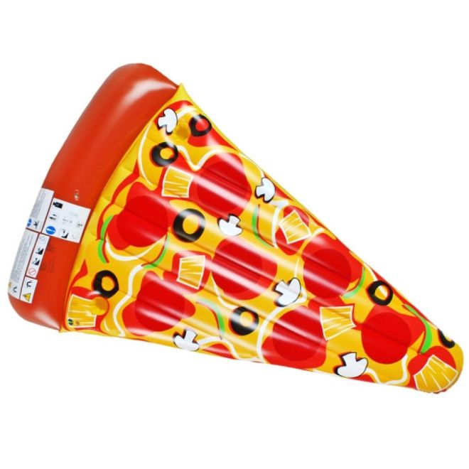 Nafukovací lehátko ve tvaru pizzy