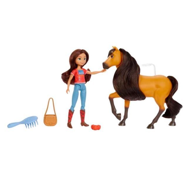 Sada Spirit Lucky a Spirit Doll + kůň Mustang