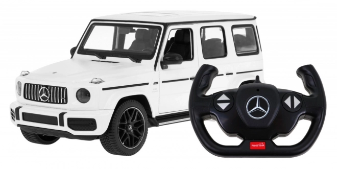 Mercedes-AMG G63 bílý RASTAR 1:14 auto na dálkové ovládání + dálkové ovládání 2,4 GHz