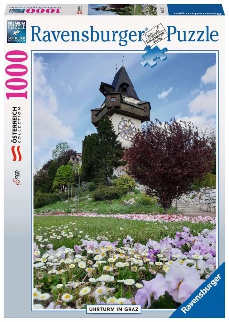 Puzzle 1000 prvků Uhrturm Graz