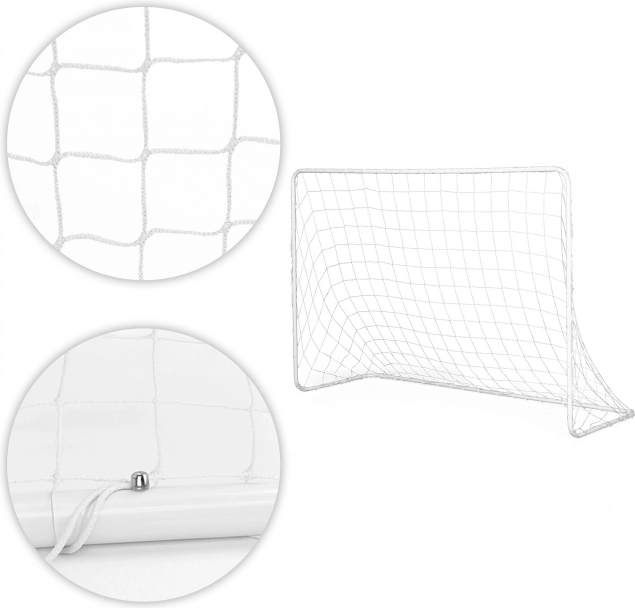 Dvě fotbalové branky s fotbalovou sítí 180x122cm ECOTOYS