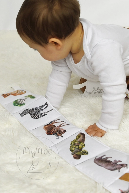 MyMoo Textilní leporelo - Procházka divočinou