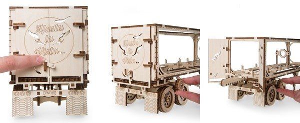 Ugears 3D puzzle - Přívěs pro heavy boy kamion VM 03 - 138 dílků