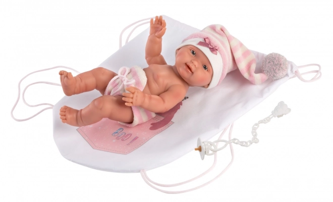 Obleček pro panenku miminko New Born velikosti 26 cm s doplňky