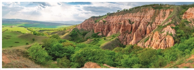 Panoramatické puzzle Červená rokle 1000 dílků