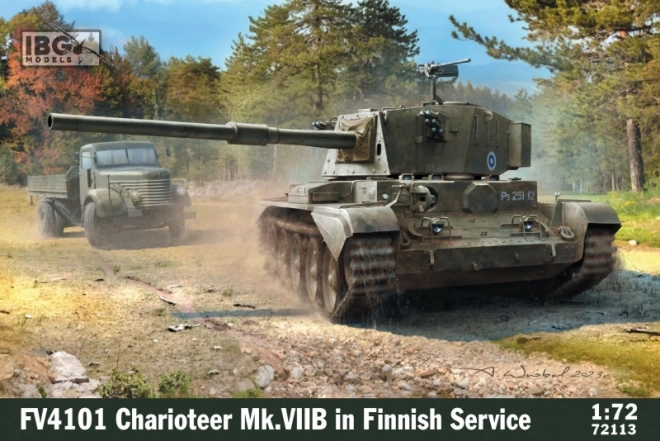 Plastikový model FV4101 Charioteer Mk VIIB in Finish Service