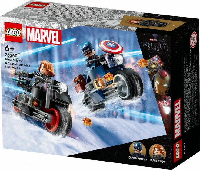 LEGO Super Heroes 76260 Black Widow a Captain America na motorkách