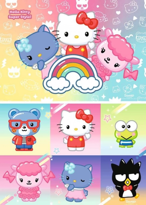 Puzzle 2x24 dílků Hello Kitty