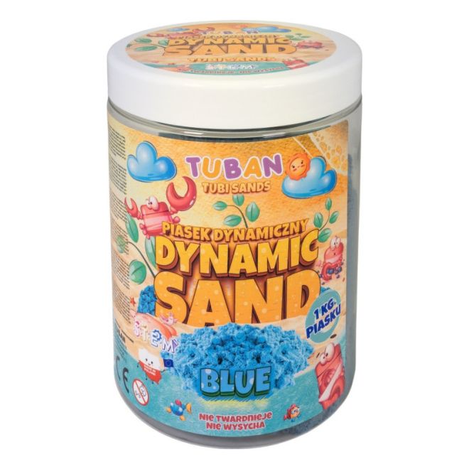 Dynamický písek 1kg modrý
