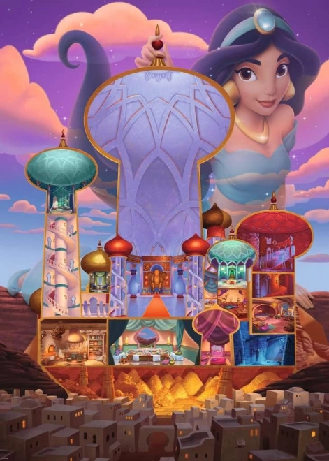 Puzzle Disney Aladin s Jasminou 1000 dílků