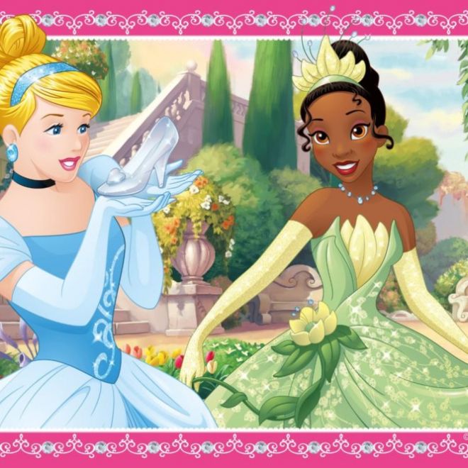 RAVENSBURGER Puzzle Disney Princezny: Láskyplná péče 4v1 (12,16,20,24 dílků)