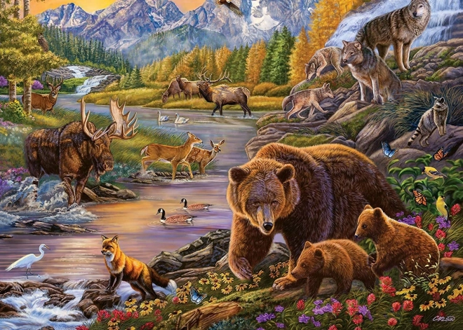 Ravensburger Puzzle Divočina XXL 500 dílků