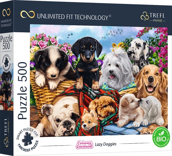 TREFL Puzzle UFT Cuteness Overload: Unavení pejsci 500 dílků