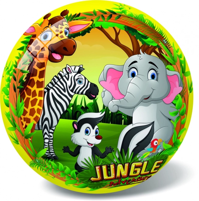 Míč zvířátka z jungle 23 cm