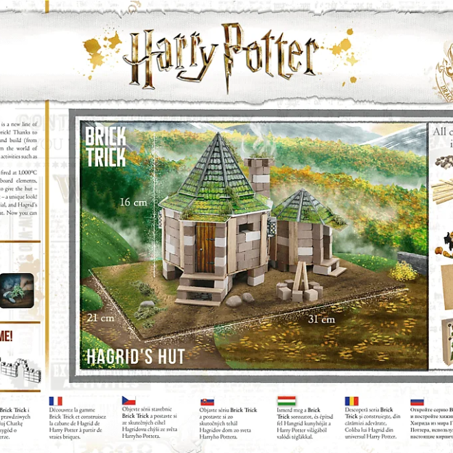 TREFL BRICK TRICK Harry Potter: Hagridova chýše L 240 dílů