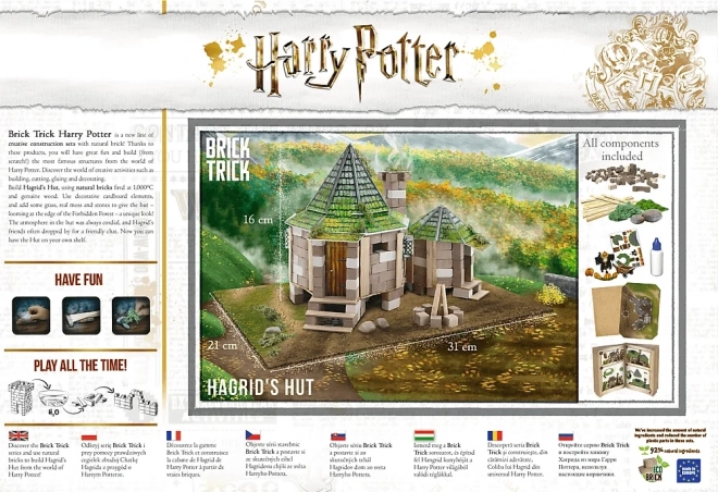 TREFL BRICK TRICK Harry Potter: Hagridova chýše L 240 dílů