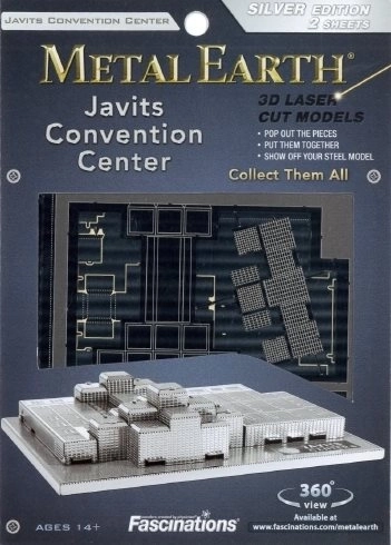 Metal Earth 3D puzzle Jacob Javits kongresové centrum