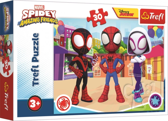 TREFL Puzzle Spidey a jeho úžasní přátelé 30 dílků