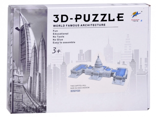 3D puzzle Kapitol 132 dílků prostorového puzzle ZA5400