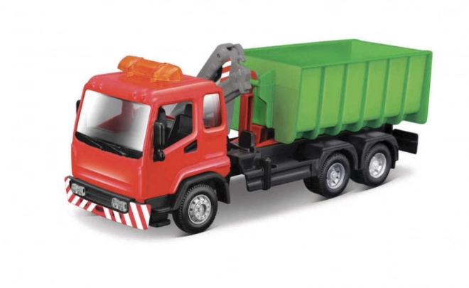 Bburago 1:43 servisní vozidlo Hooklift and Crane Truck