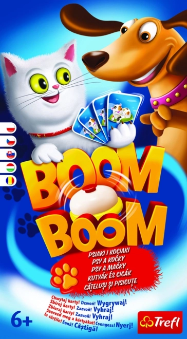 Dynamická rodinná hra Boom Boom Psi a kočky