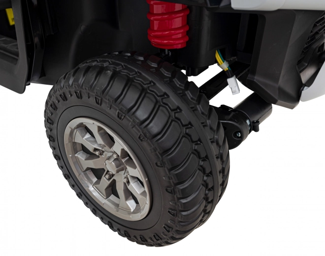 Auto Pick-Up Speed 900 pro děti černé + pohon 4x4 + pohyblivá pumpa + zavazadlový prostor + dálkové ovládání + lopata + LED audio