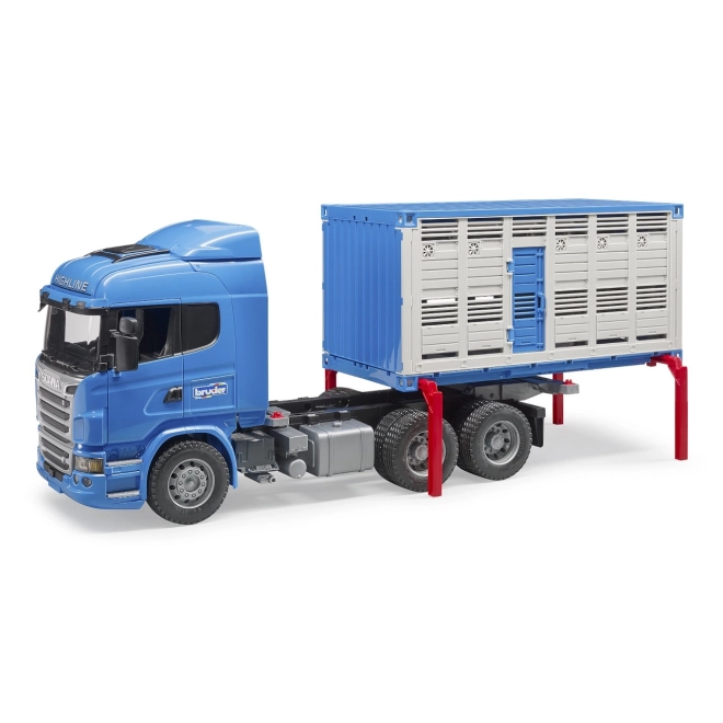 Bruder Nákladní auto Scania R pro přepravu dobytka