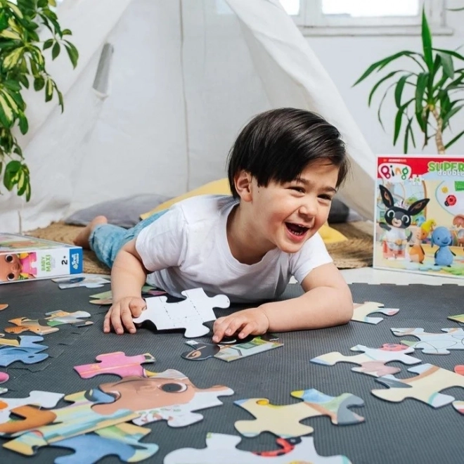 Baby MAXI 2x10 dílků puzzle Bing Bunny