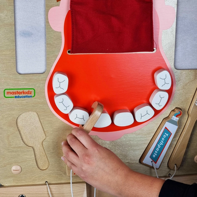 Sensory Board Higiena ústní dutiny Montessori
