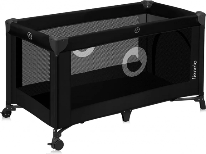 Cestovní postýlka Lionelo Stefi Black Carbon