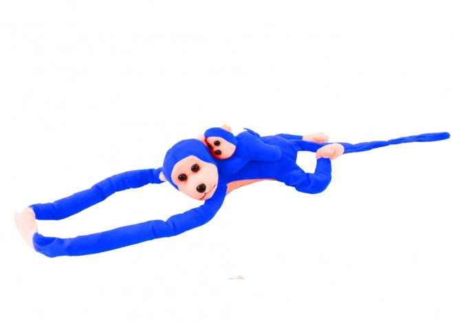 Plyšový maskot Baby Monkey Blue 90 cm