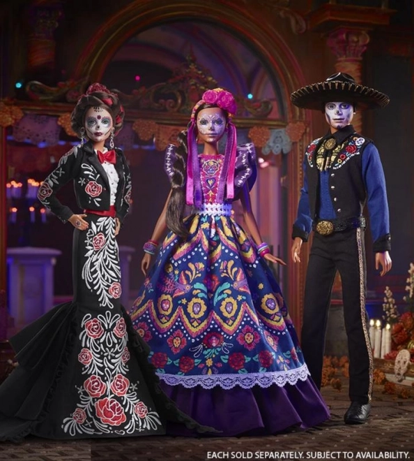 Sběratelská panenka Ken Barbie Dia De Muertos 2022