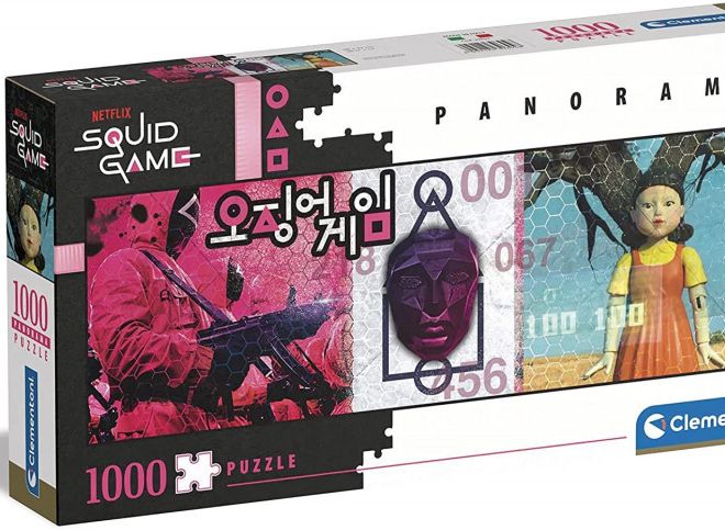 Puzzle 1000 prvků Panorama Netflix Squid Game