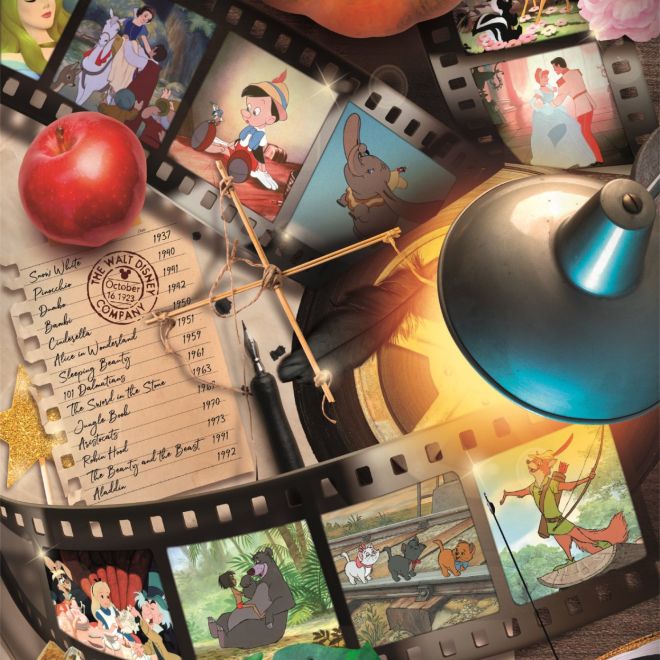 CLEMENTONI Puzzle Disney 100 let: Filmová klasika 1000 dílků