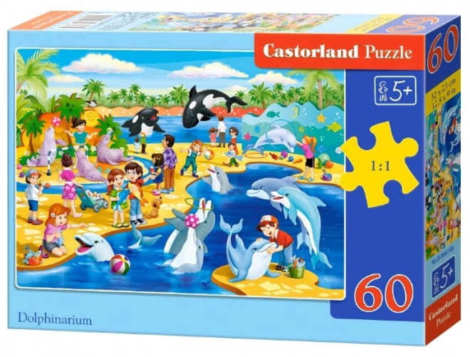 Dětské puzzle Delfinárium 60 dílků